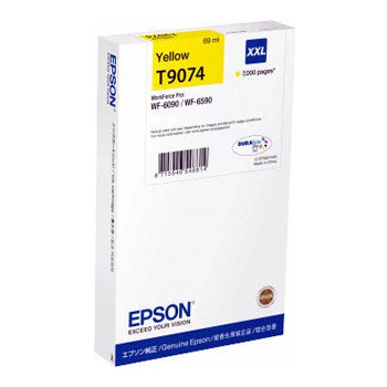 Tinteiro Epson T9074 Amarelo C13T907440 69ml 7000 Pág.