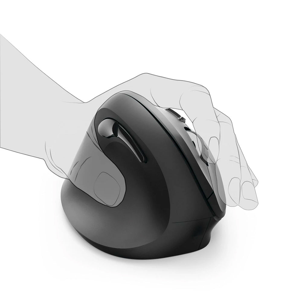 Rato Wireless Ergonómico Vertical EMW-500L Mão Esquerda