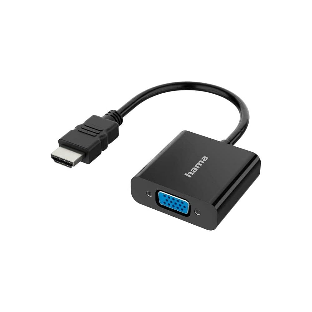 Adaptador HDMI Macho / VGA Fêmea FullHD 1080p 15cm