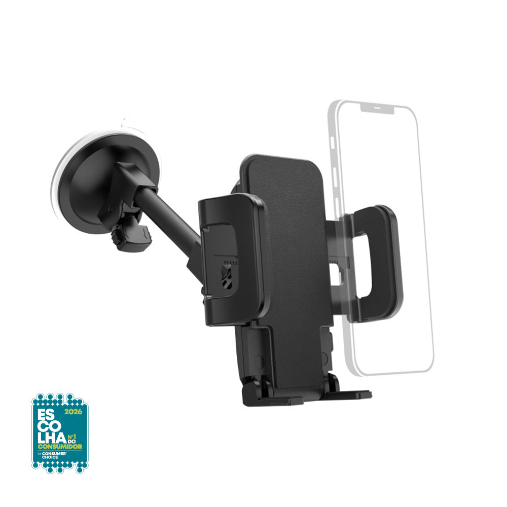 Suporte Smartphone Carro com Ventosa Compact Preto