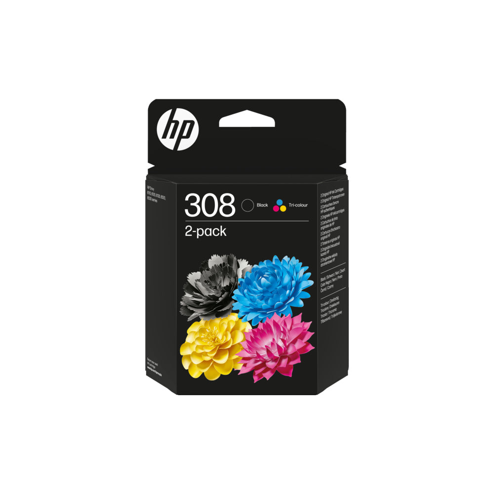 Pack Tinteiros HP 308 4 Cores 6L6S6U (7FP21U+7FP20U)