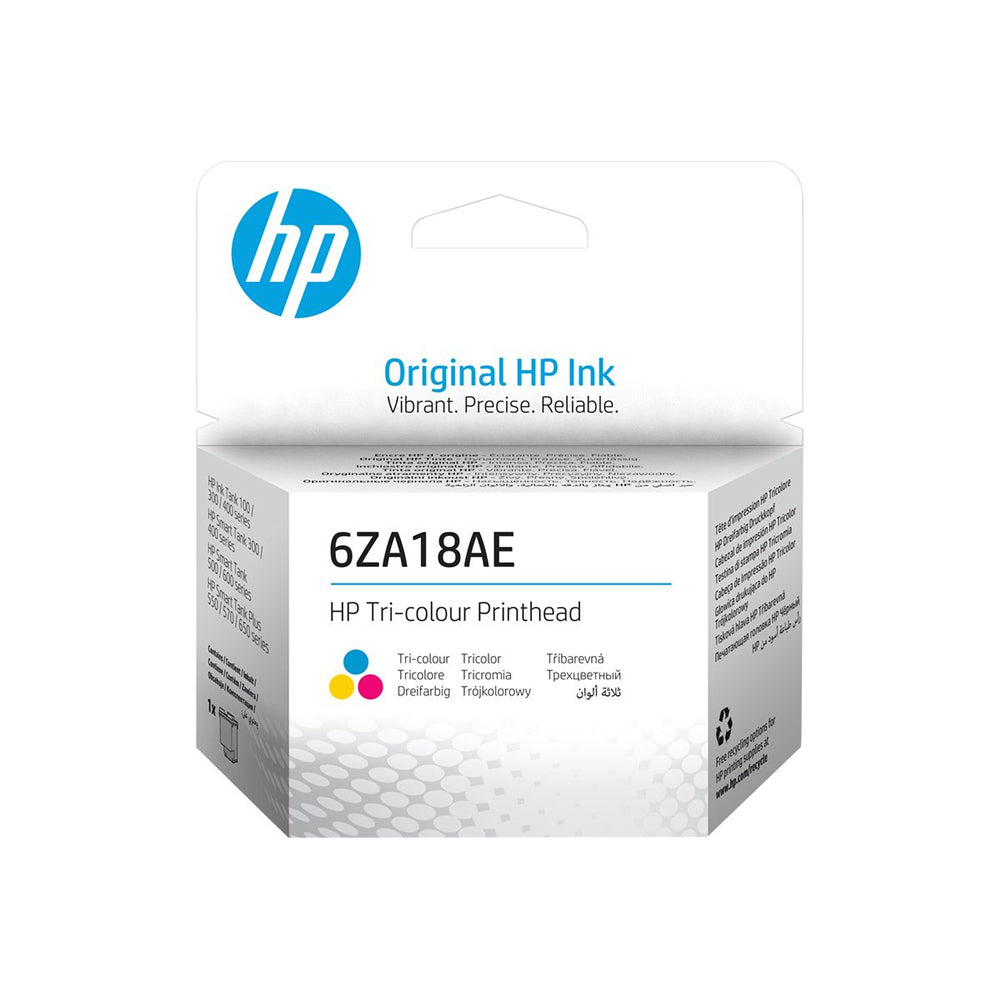 Cabeça de impressão HP Tricolor 6ZA18AE