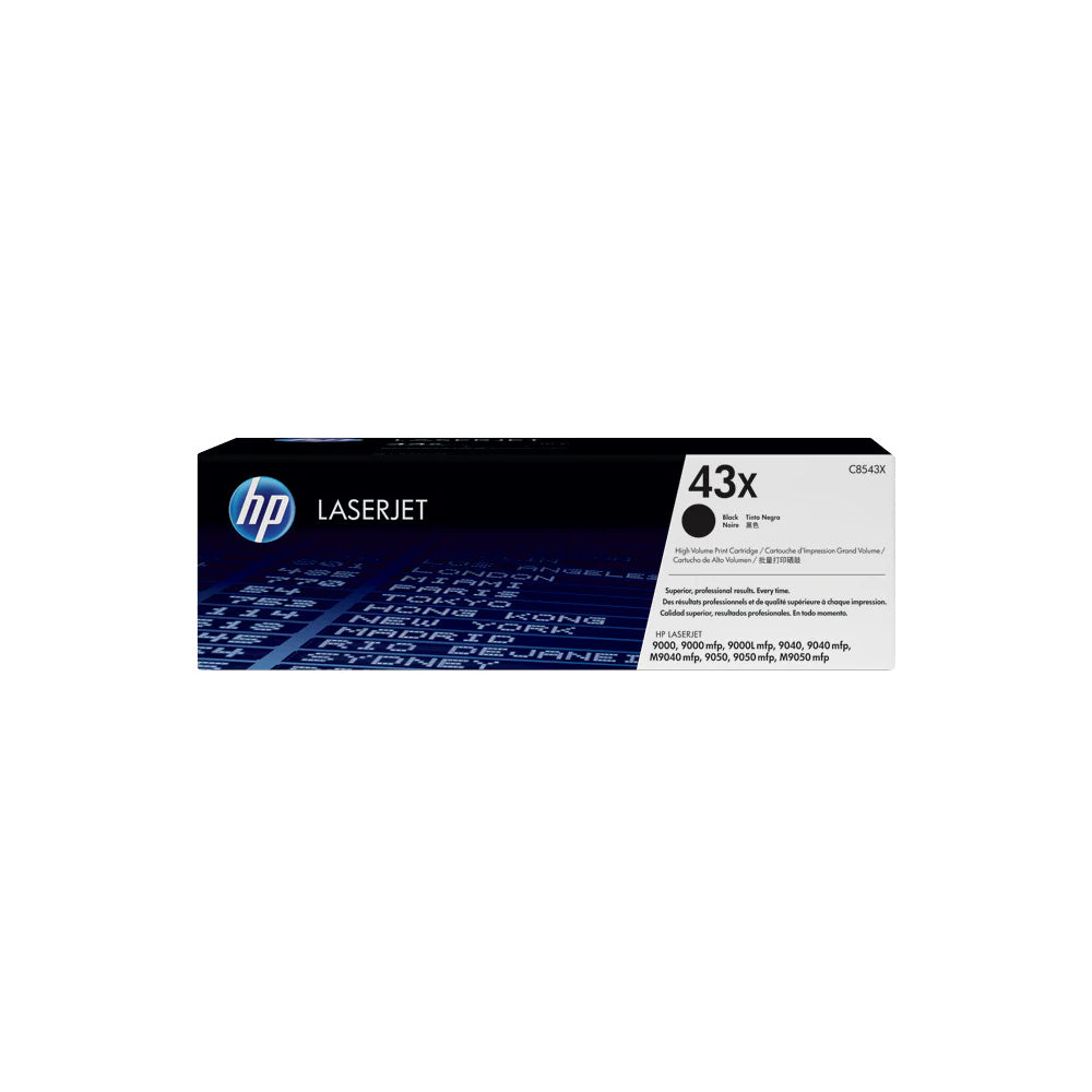 Toner HP 43X Preto C8543X 30000 Pág.