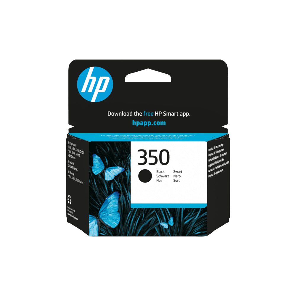 Tinteiro HP 350 Preto CB335EE 4,5ml 200 Pág.