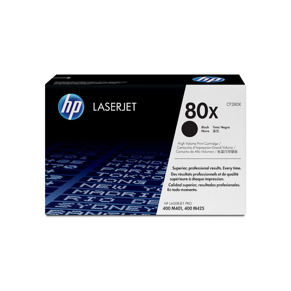 Toner HP 80X Preto CF280X 6900 Pág.