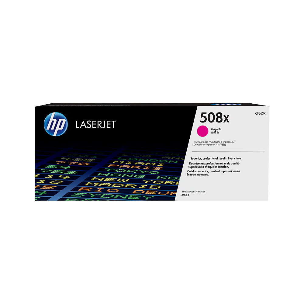 Toner HP 508X (C,M,Y)