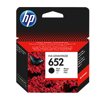 Tinteiro HP 652 Preto F6V25A 360 Pág.