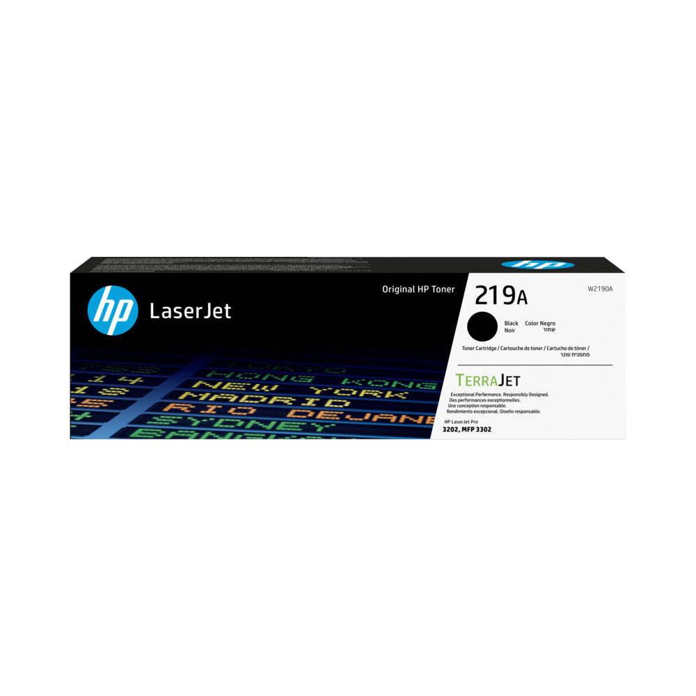 Toner HP 219A Preto W2190A 1300 Pág.