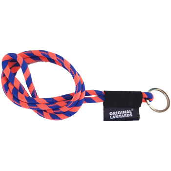 Fita Multiusos Pescoço Tube Long Laranja/Azul ø8x47cm