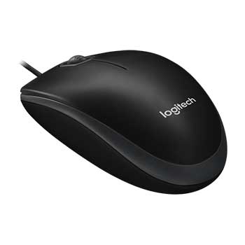 Rato com Fio B100 LOGITECH Preto