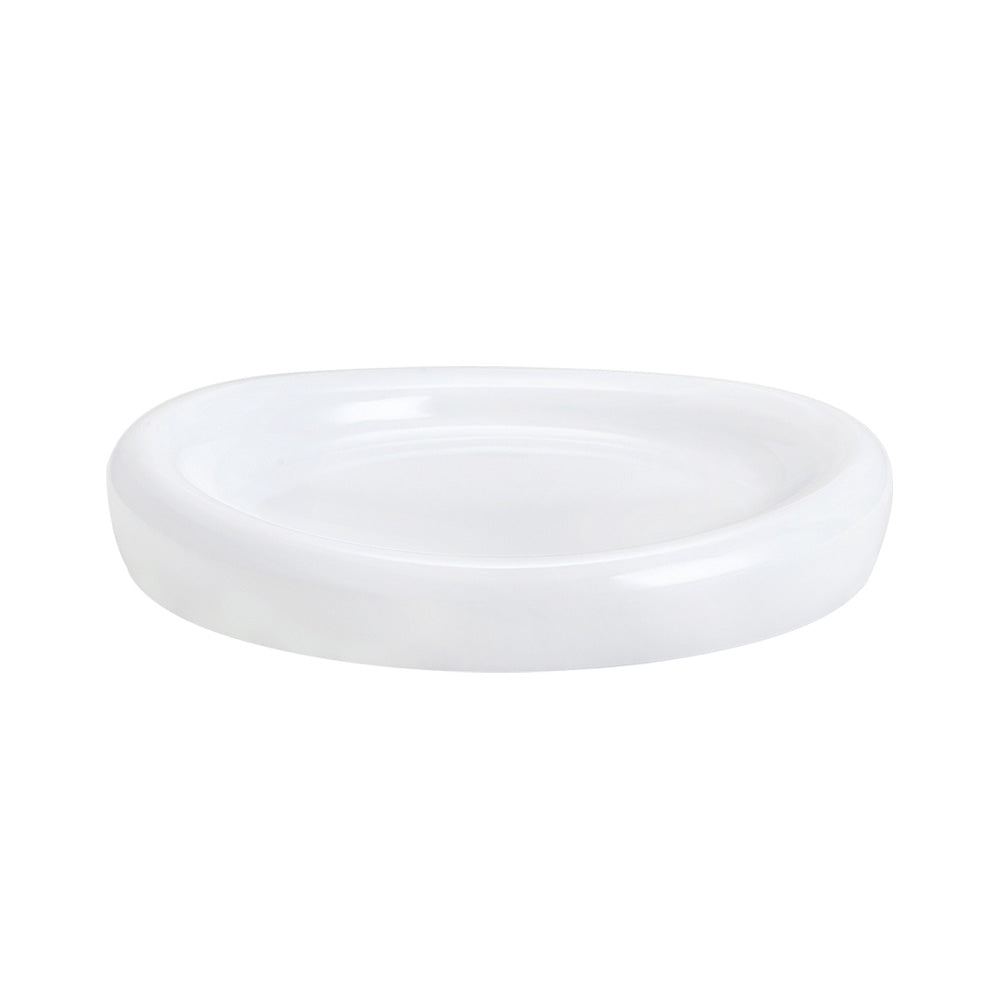Prato 25.4x4.1cm Melamina Redondo ESSENTIA Branco 1un