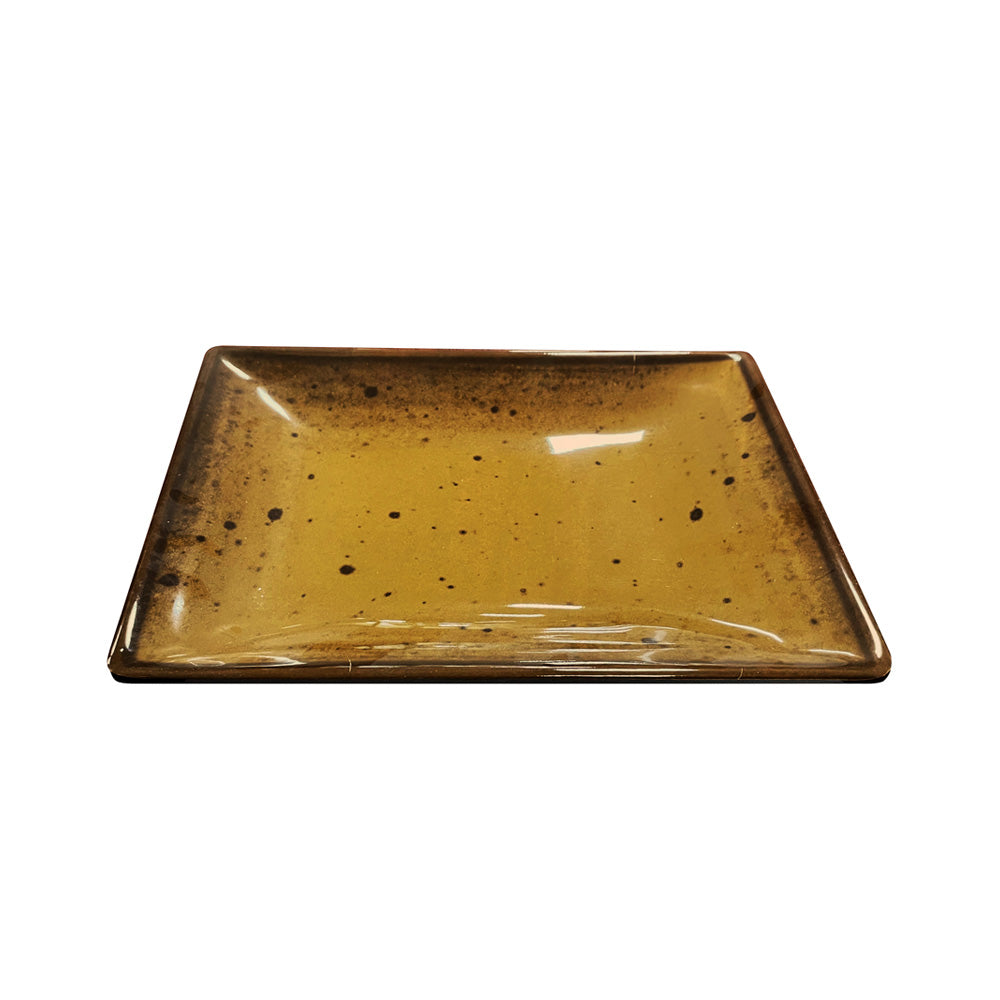 Prato 24.1x17.1x2.8cm Melamina Quadrado TERRACOTA Ambar 1un