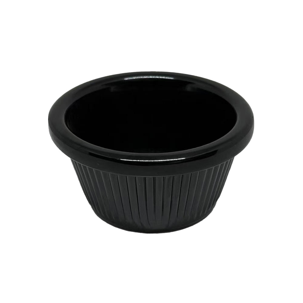 Ramequim 07.2x3.7cm 56ml Preto 1un