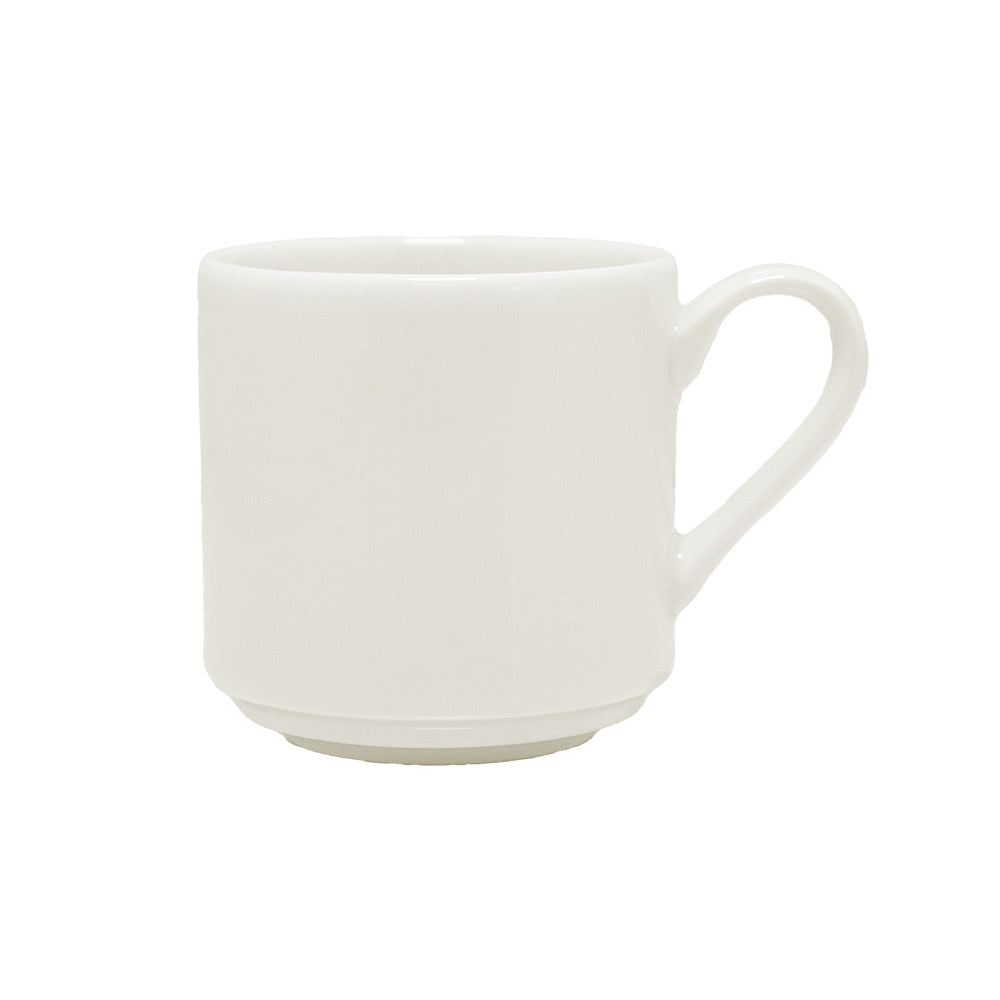Chávena 090ml Porcelana Empilhável Moka CANVAS Branco 1un