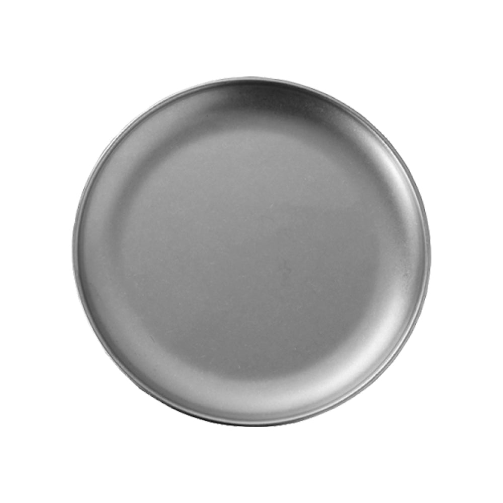 Prato 14cm Raso Redondo Liso ACERO INOx 1un