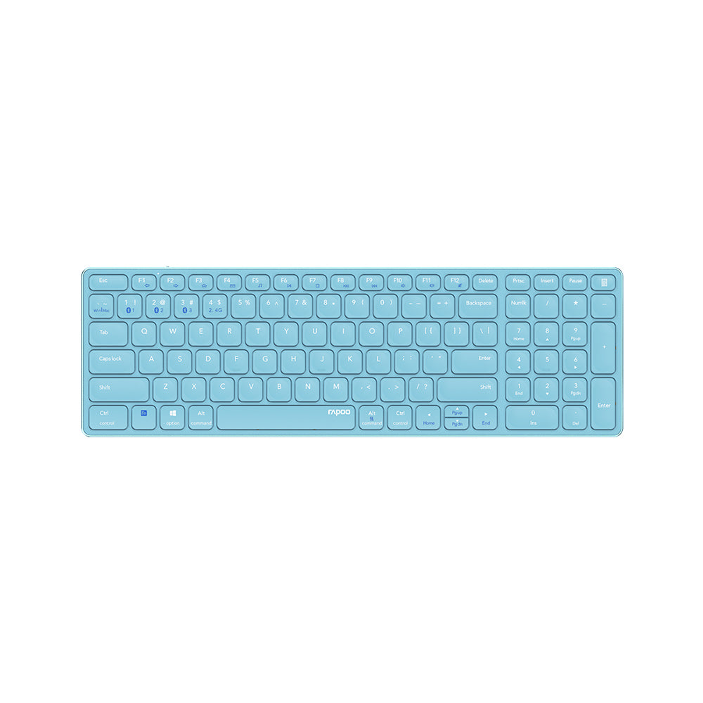 Teclado Wireless E9700M Ultra-Slim Azul