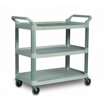 Carro Serviço 103x51x96cm X-Tra Multiusos 3 Níveis Branco