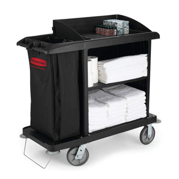 Carro Servico Hotel 124,5x56x127cm Preto