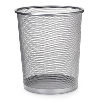 Papeleira 18L 265x285mm Prata