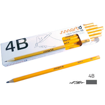 Lápis Grafite 4B SmartD Cx 12un