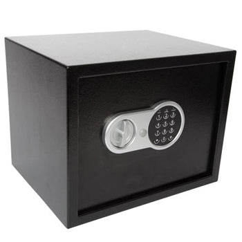 Cofre Eletrónico Perel 300x380x300mm Preto