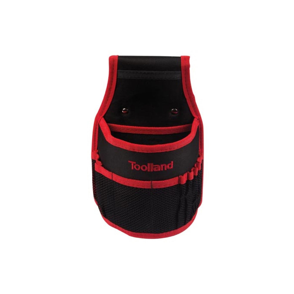 Bolsa Ferramentas para Cinto com Bolsos Preto/Vermelho