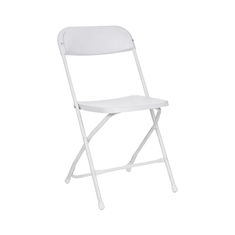 Cadeira Dobrável em PVC Branco