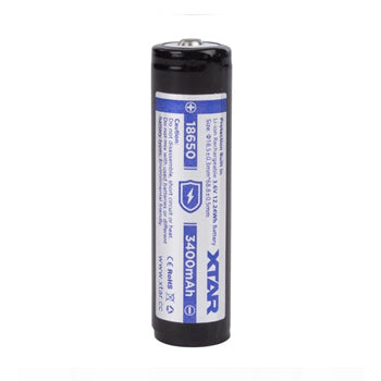 Pilhas Recarregáveis 18650 Ion de Lítio 3.6V 3400mAh 1un