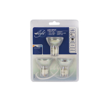 Lâmpada LED G10 3,2W (2700K) 230V - Pack 3un