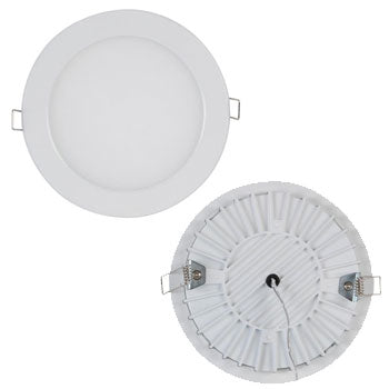 Luz de Teto de Encastrar LED 12W - Modelo Redondo Branco