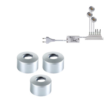 Sistema LED para Decoração Interior Branco Quente 3000K 3x1W