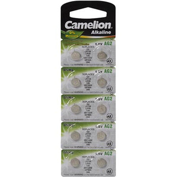 Pilhas LR726 AG2 1.5V 25mAh Relógios 10un