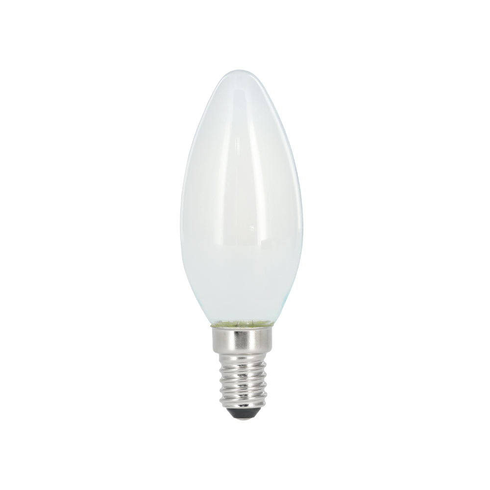 Lâmpada LED E14 Vela 2W 250lm Mate Branco Quente