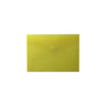 Bolsa 250x180mm A5 Envelope Fecho Velcro Plástico Amarelo
