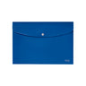 Bolsa 235x313mm A4 Envelope Fecho Botão Recycle Azul