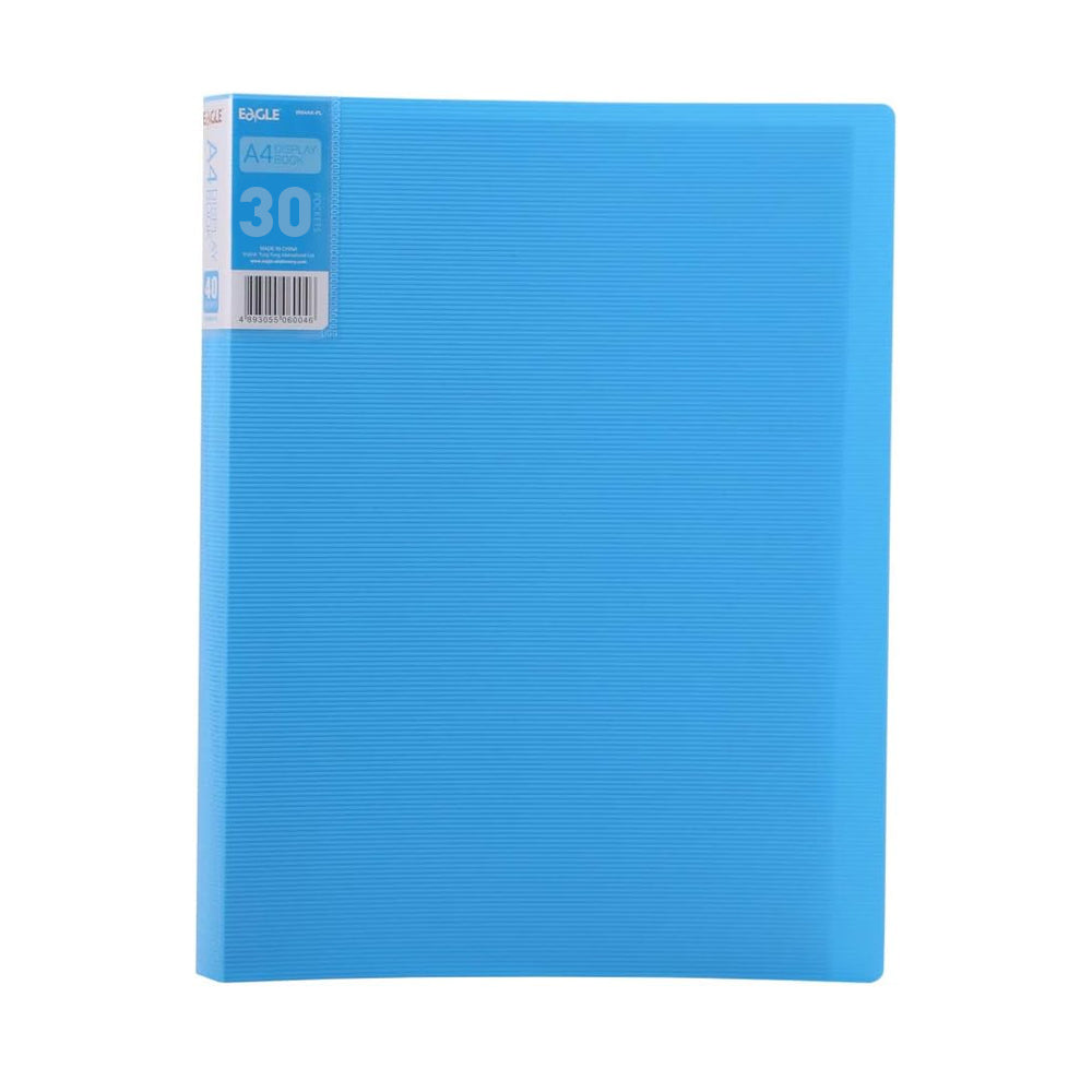 Pasta c/30 Bolsas 60 Páginas Catálogo Eagle A4 Azul