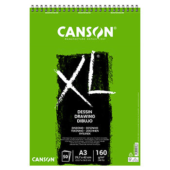 Bloco Espiralado Canson XL Dessin A3 160g 50Fls