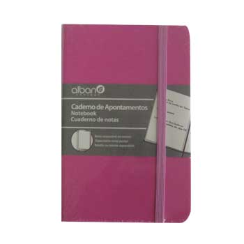 Bloco Notas Liso 14x9cm Rosa 96Fls
