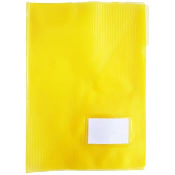 Classificador A4 Bolsa Interior Visor Etiqueta Amarelo