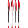 Esferográfica BIC Cristal Ball Point Vermelho 1mm 4un