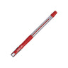 Esferográfica Uni Lakubo SG100 RuberGrip Vermelho 1mm 12un