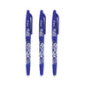 Esferográfica Gel Pilot Frixion Ball Azul 0,7mm 3un