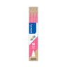 Recarga Gel Pilot Frixion Ball Clicker Rosa 0,7mm 3un