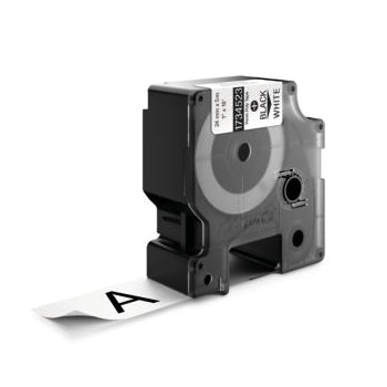Fita 24mmx5,5m Preto/Branco Poliéster 1734523