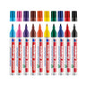 Marcador Permanente Grosso Edding 3000 10 Cores 1,5-3mm 10un