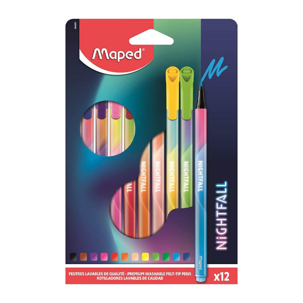Marcador Feltro 012un Maped Peps Nightfall