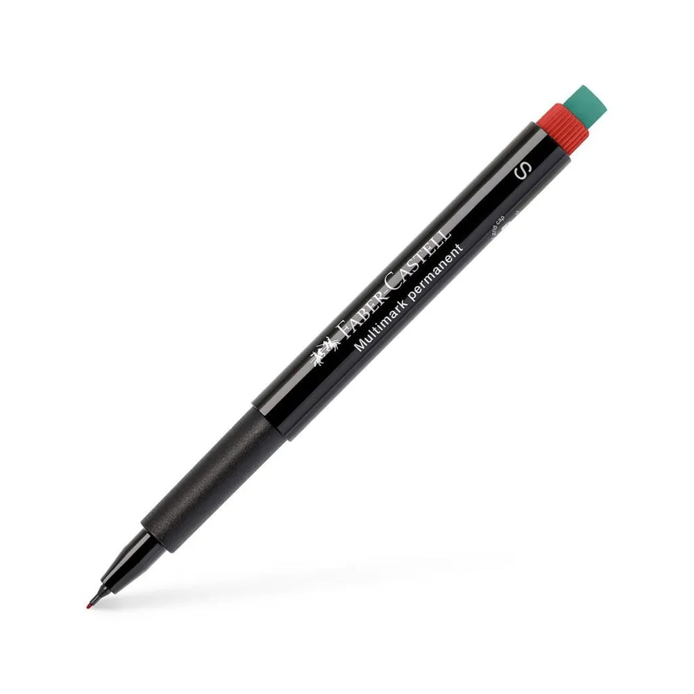 Marcador Permanente SuperFino 0,4mm Vermelho 1un