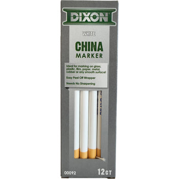 Lápis Dermatográfico Dixon Marker Branco Cx 12un