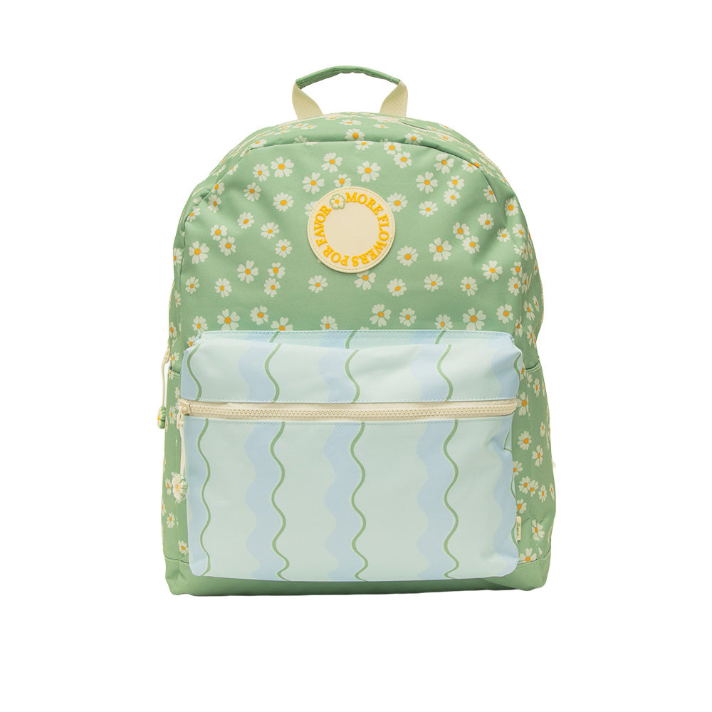 Mochila Escolar Clássica FLOWERS 40x30x18cm