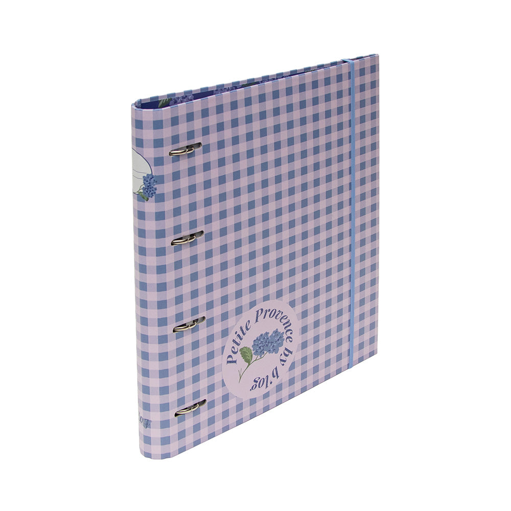 Dossier A4 PROVENCE Vichy Rose c/Recarga Pautado + Separador